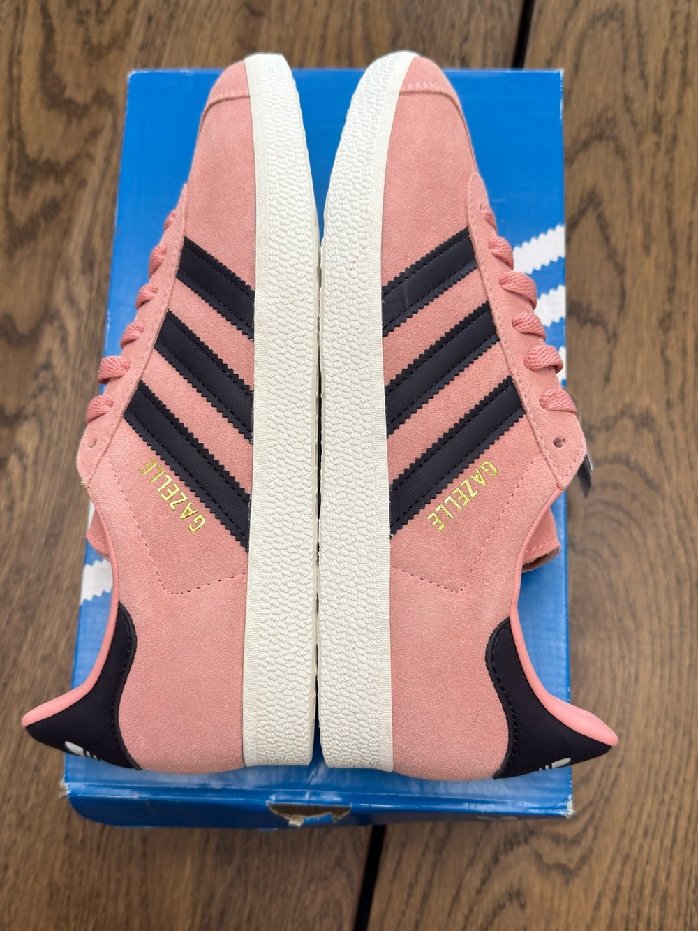 Adidas Originals Gazelle Sneakers | Women's US 7 | Pink/Black | JH5388